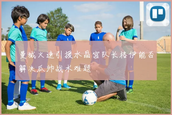 曼城火速引援水晶宫队长格伊能否解决瓜帅战术难题